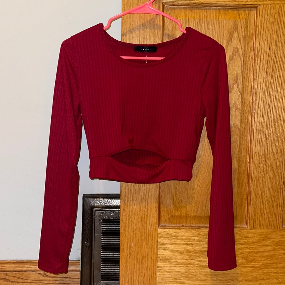 21 saints long sleeve crop top